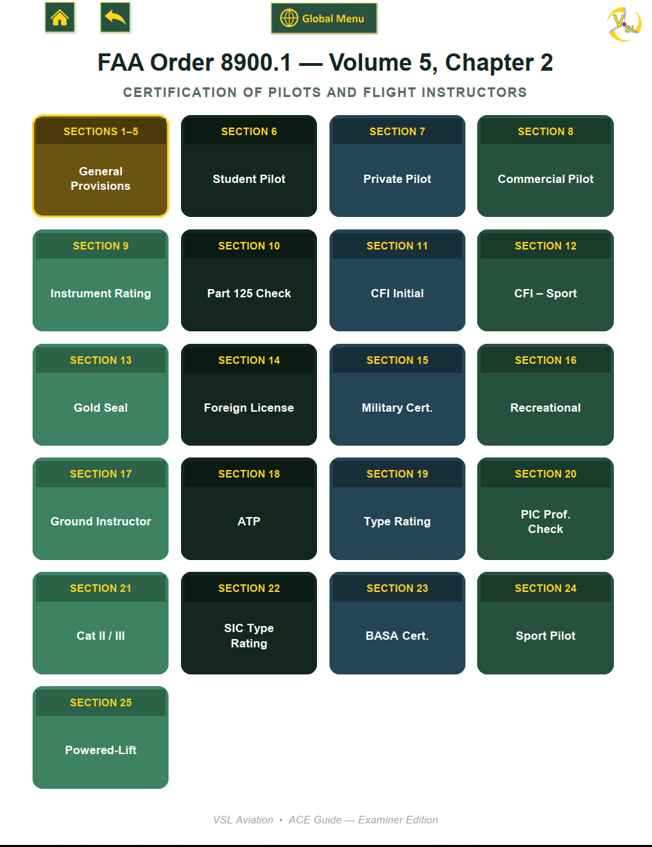 VSL ACE Guide for Pilot Examiners